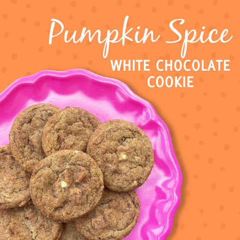 Pumpkin Spice White Chocolate Cookie