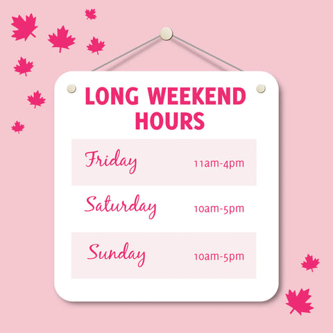 Canada Day Long Weekend Hours