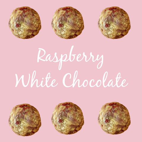 Raspberry White Chocolate Cookies!